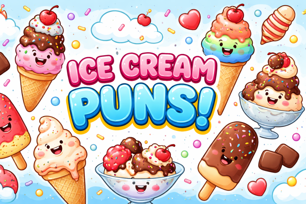Ice cream fun and puns