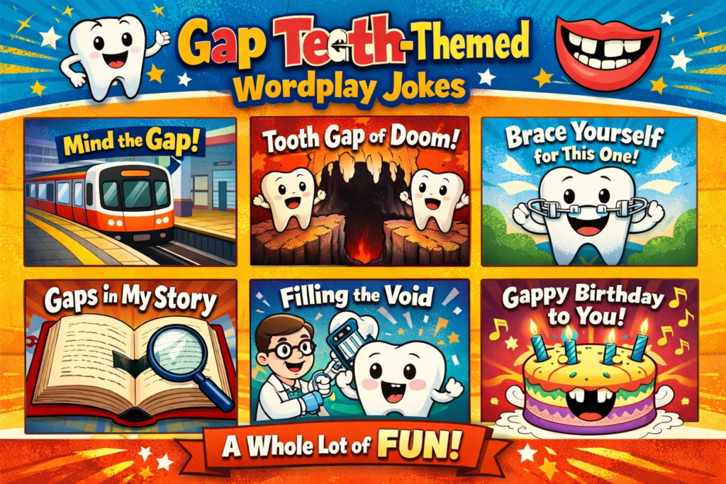 Best Gap Teeth-Themed Wordplay Jokes