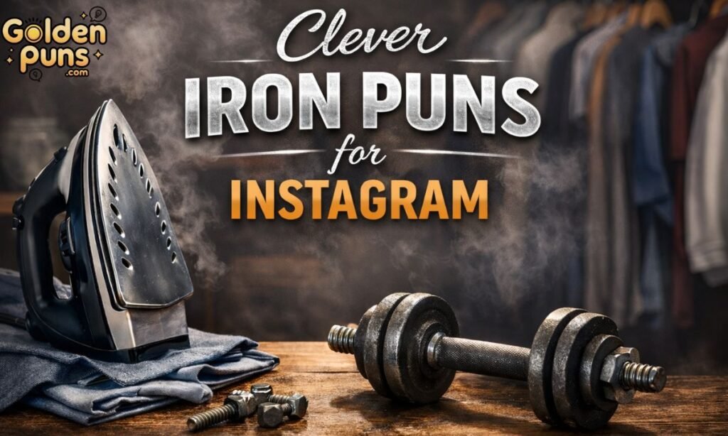 Clever Iron Puns for Instagram