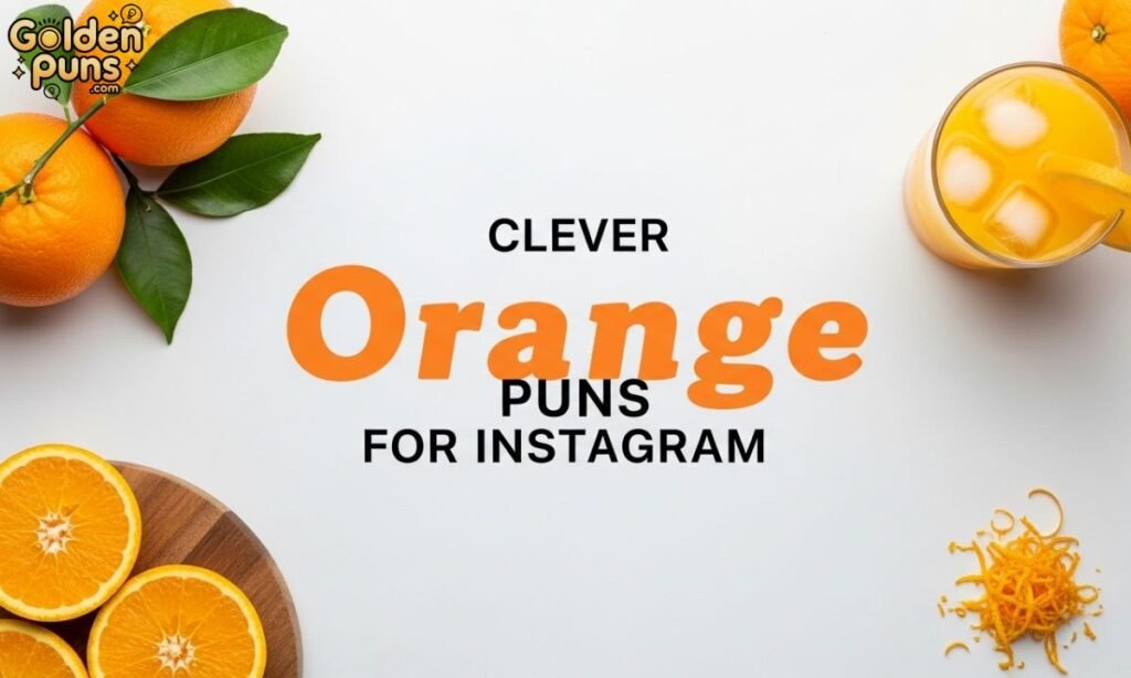 Clever Orange Puns for Instagram