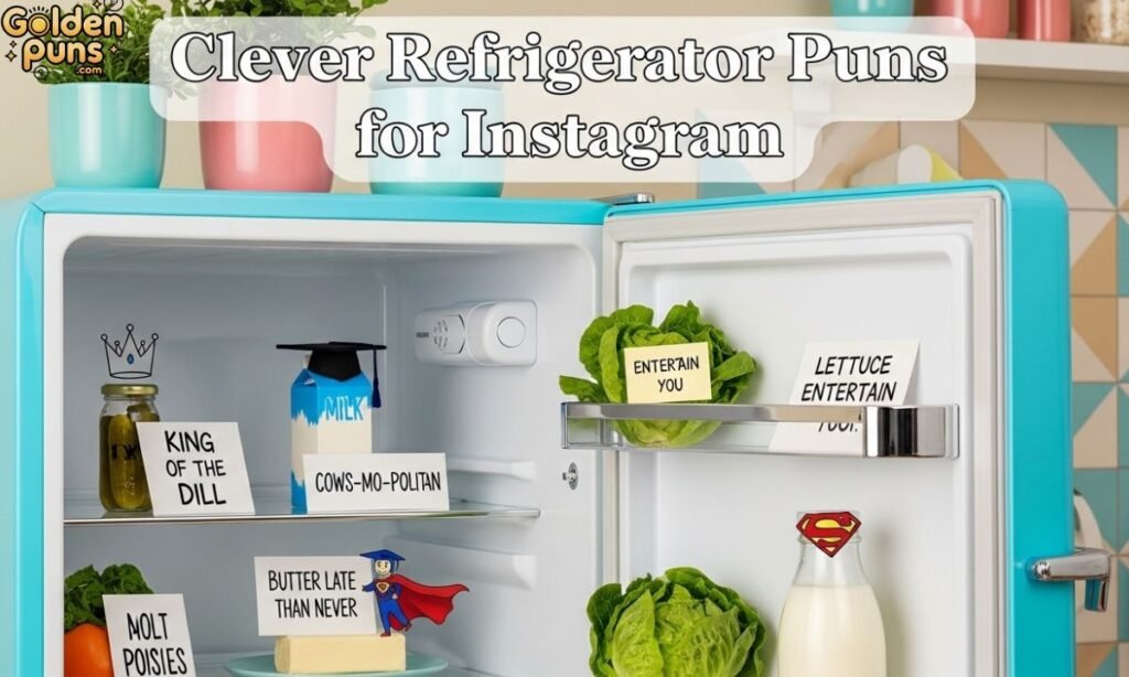 Clever Refrigerator Puns for Instagram