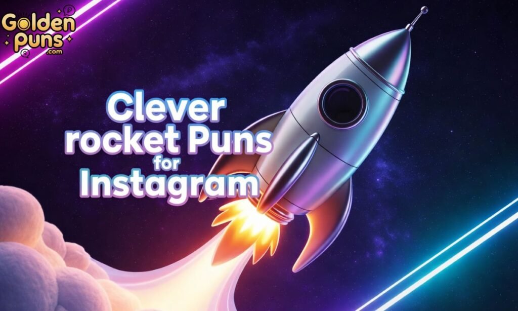Clever Rocket Puns for Instagram