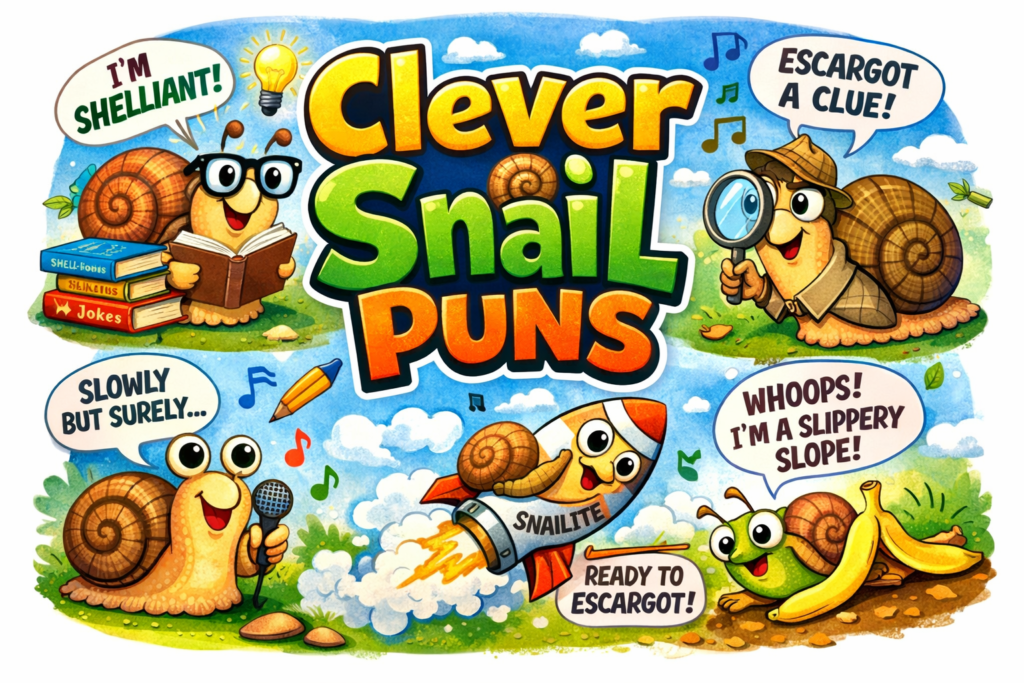 Clever Snail Puns
