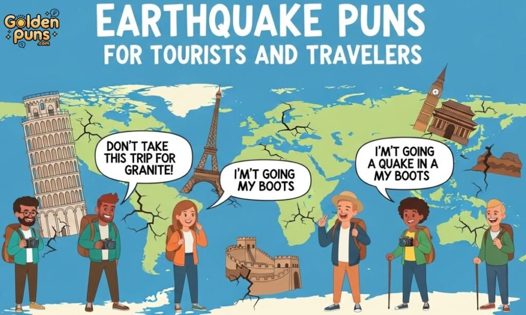 Earthquake Puns for Tourists and Travelers