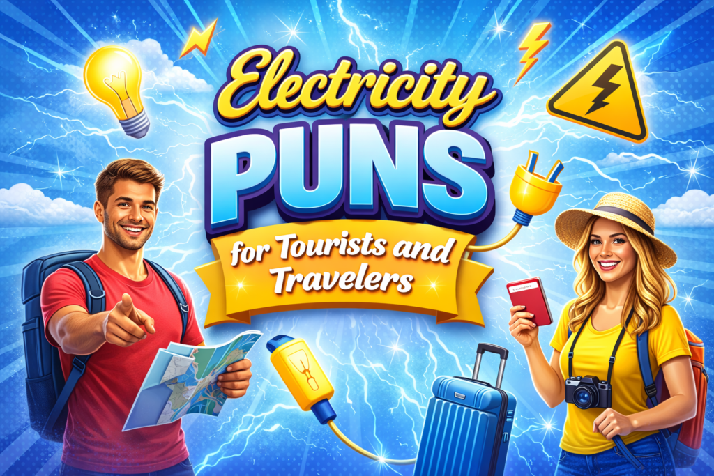Electricity puns for travelers