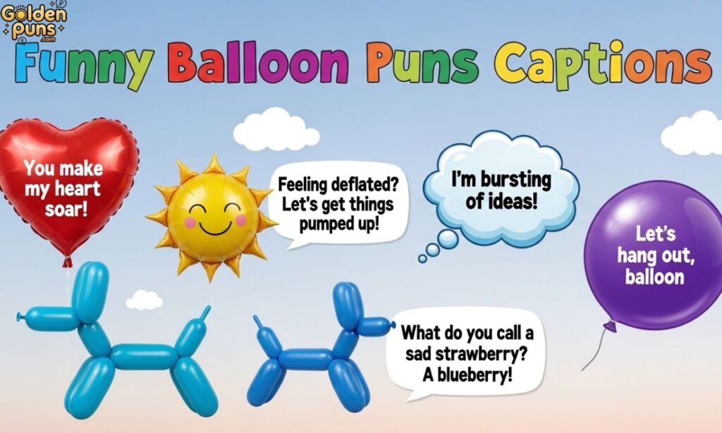 Funny Balloon Puns Captions
