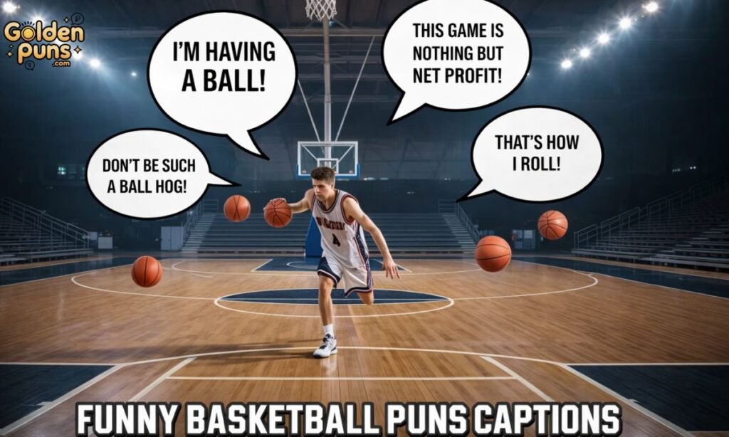 Funny Basketball Puns Captions