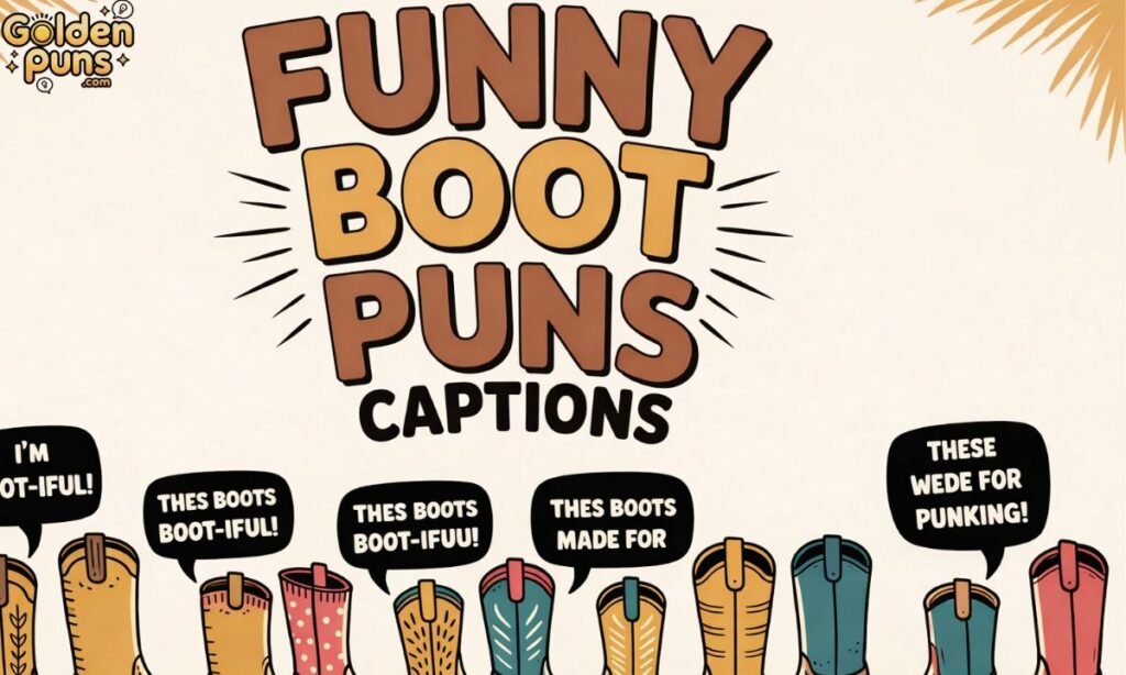 Funny Boot Puns Captions