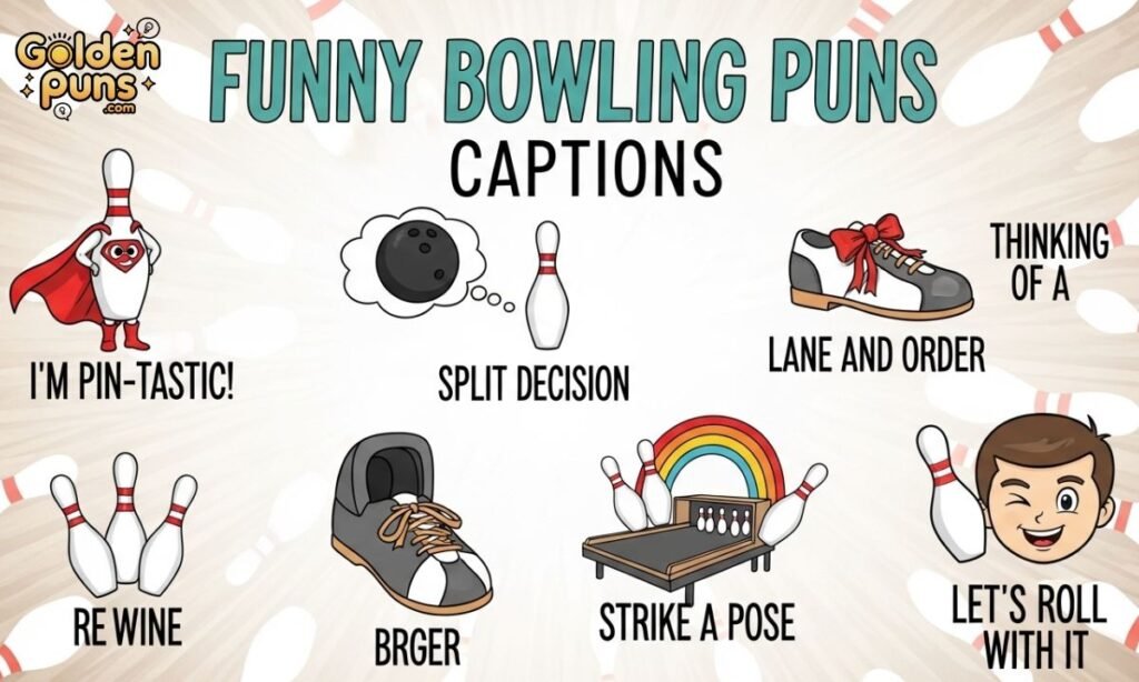 Funny Bowling Puns Captions