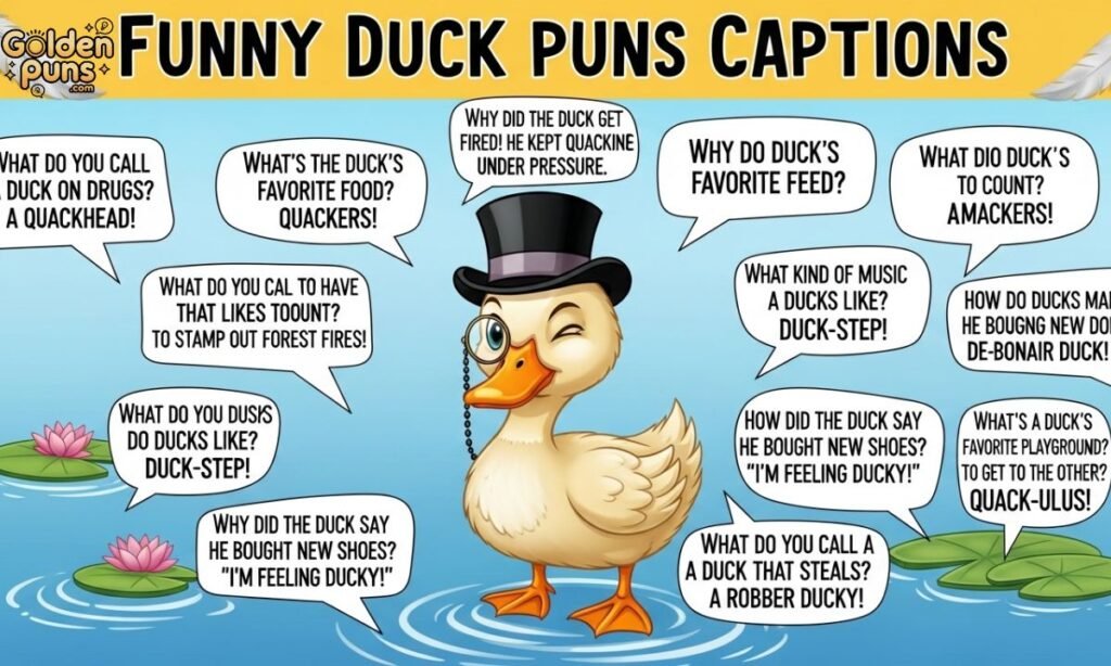 Funny Duck Puns Captions