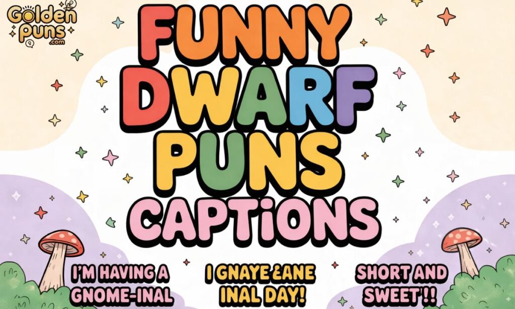 Funny Dwarf Puns Captions