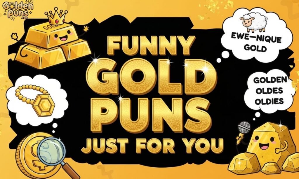 Funny Gold Puns Just For You