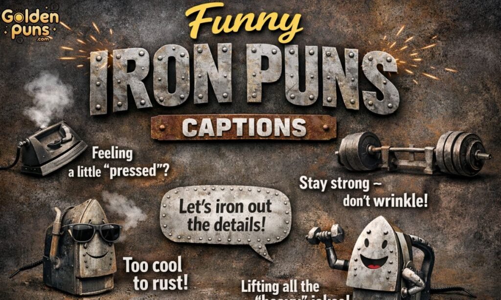 Funny Iron Puns Captions