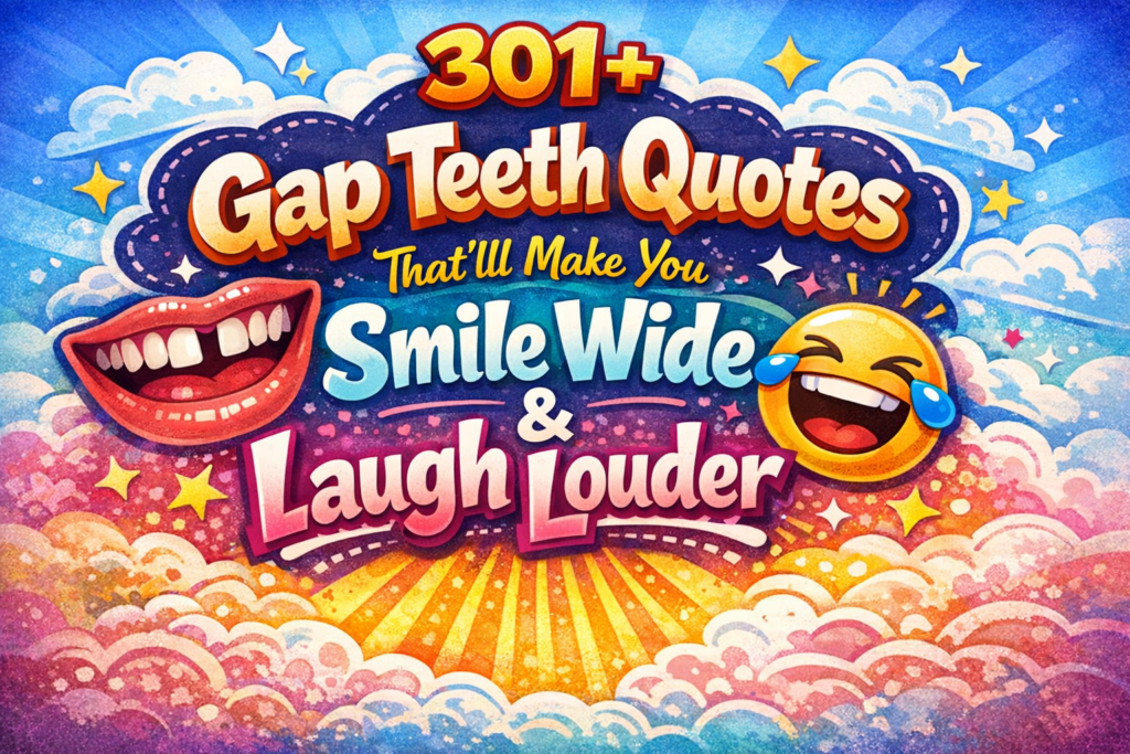 Gap Teeth Puns