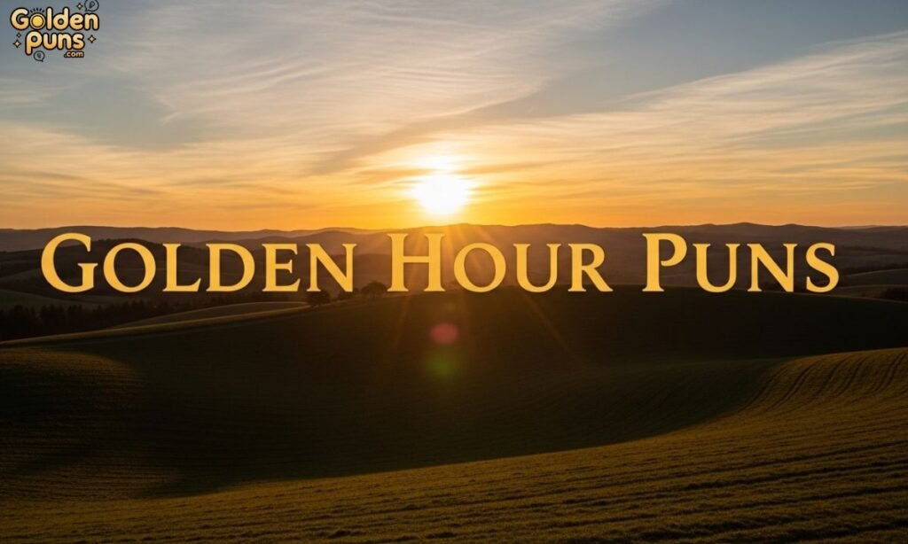 Golden Hour Puns