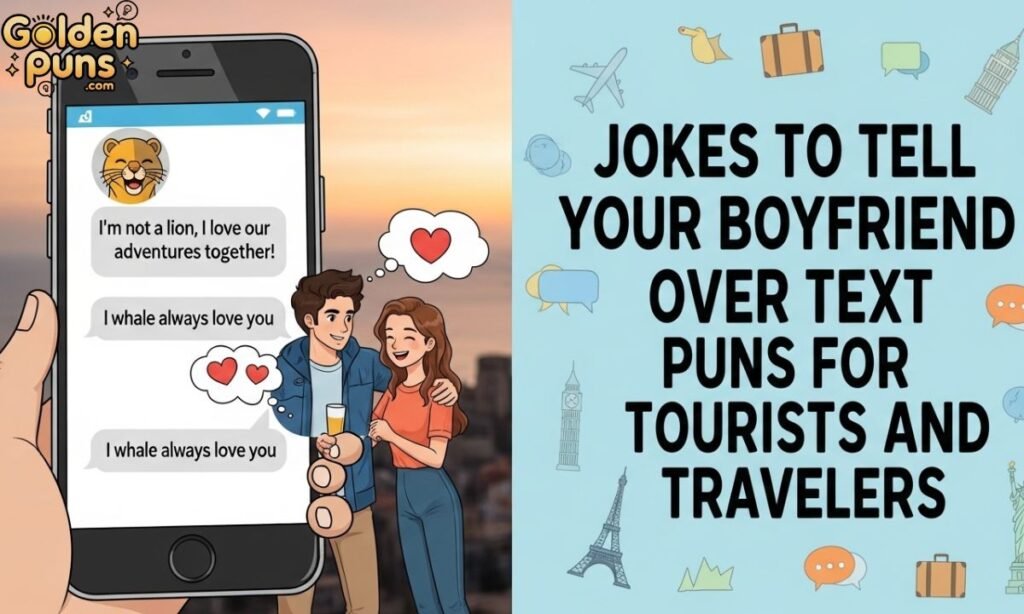 Jokes to Tell Your Boyfriend Over Text Puns for Tourists and Travelers