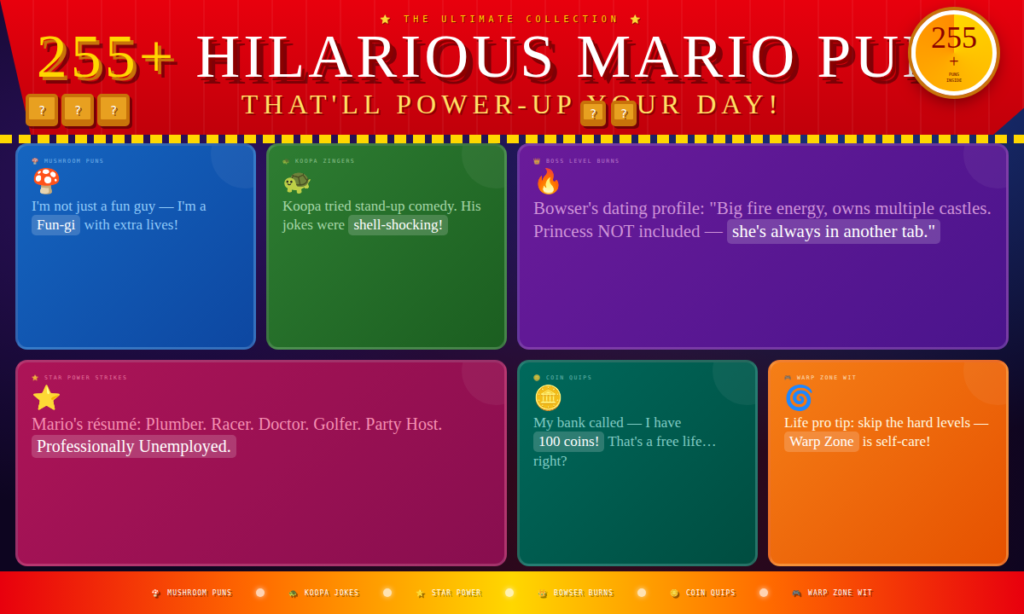 Mario puns
