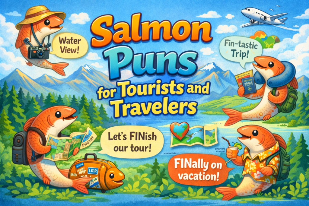 Salmon Pun For Tourist
