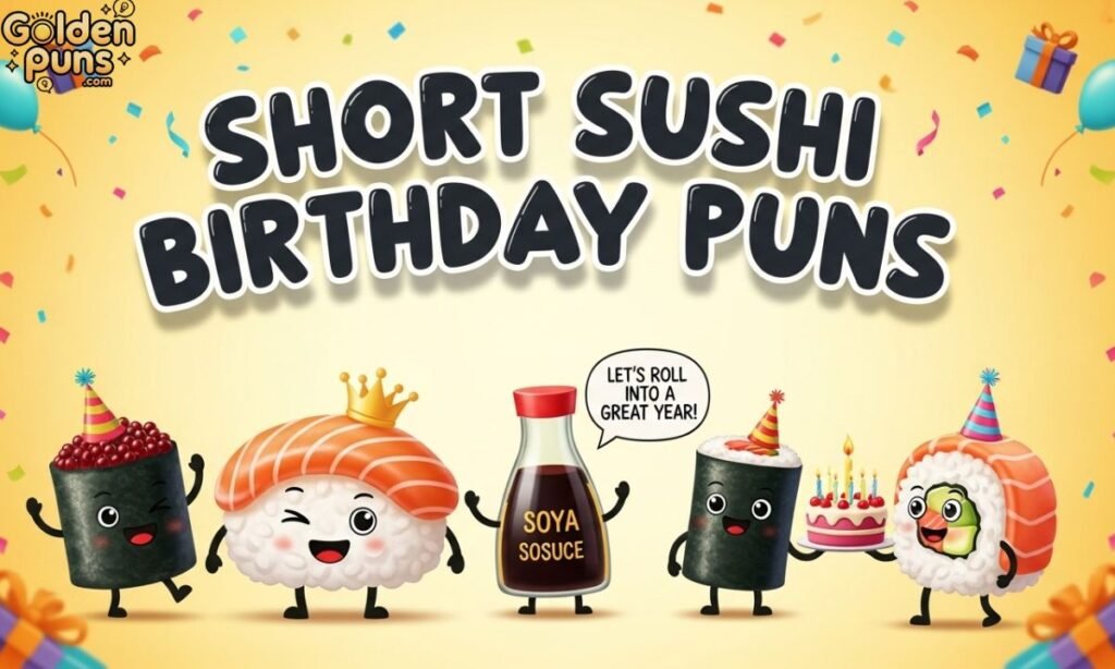 Short Sushi Birthday Puns