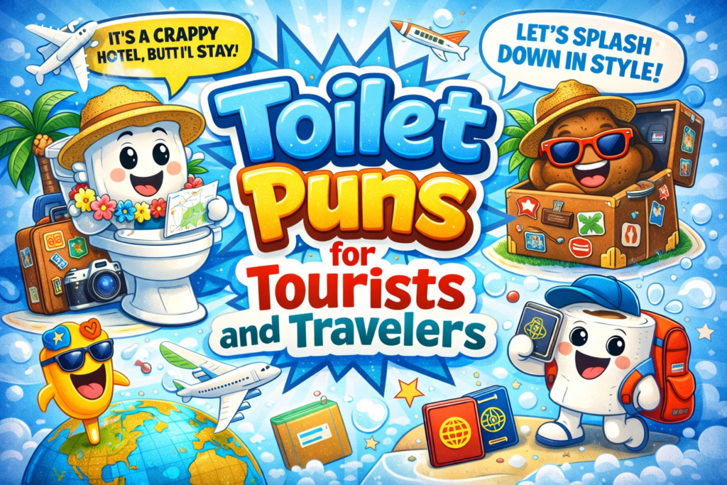 Toilet Puns for Tourists and Travelers