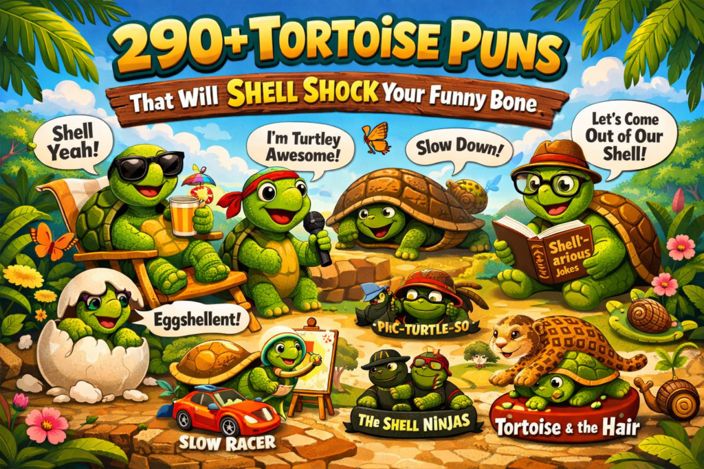 Tortoise puns