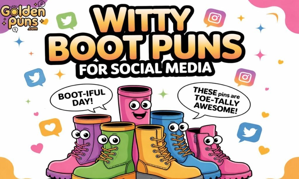 Witty Boot Puns for Social Media