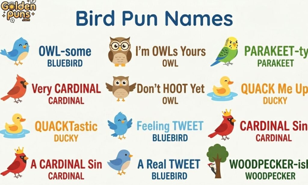 Bird Pun Names