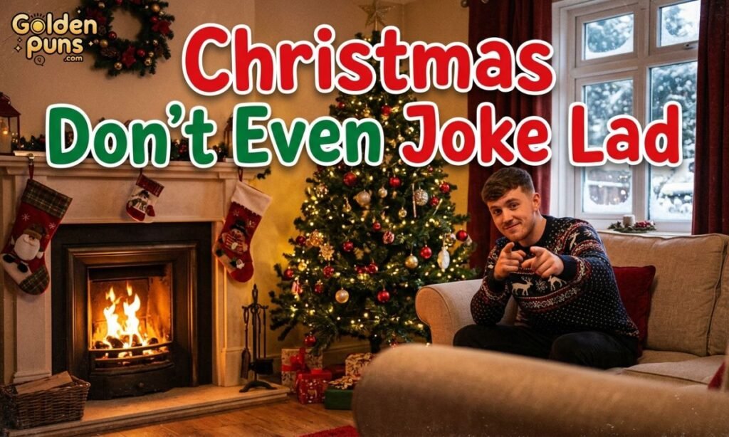 Christmas Don't Even Joke Lad