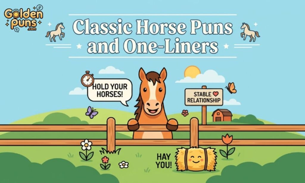 Classic Horse Puns and One-Liners
