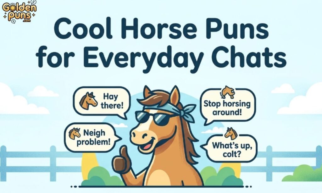 Cool Horse Puns For Everyday Chats