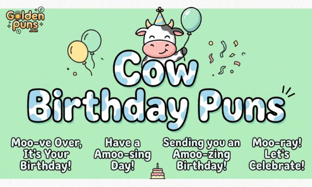 Cow Birthday Puns