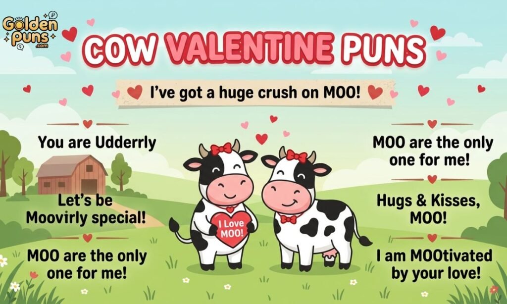 Cow Valentine Puns