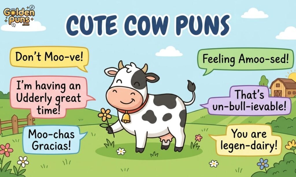 Cute Cow Puns