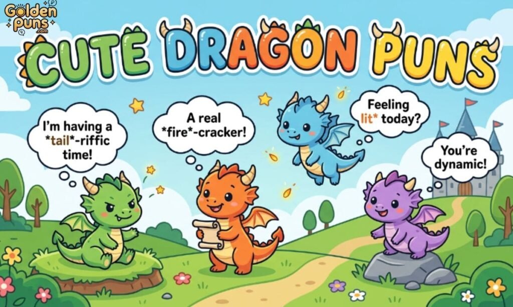 Cute Dragon Puns
