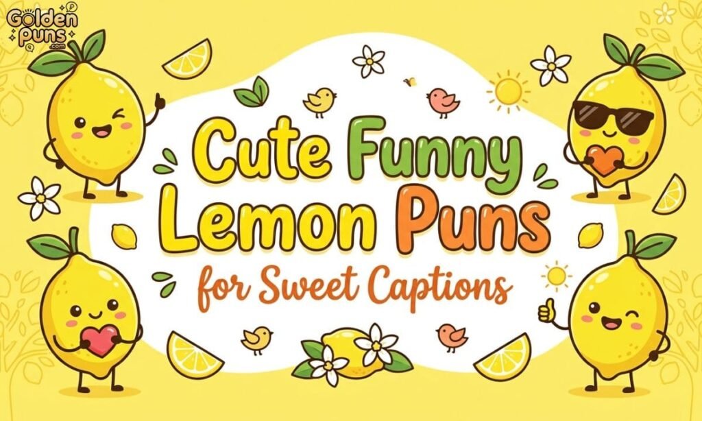 Cute Funny Lemon Puns For Sweet Captions