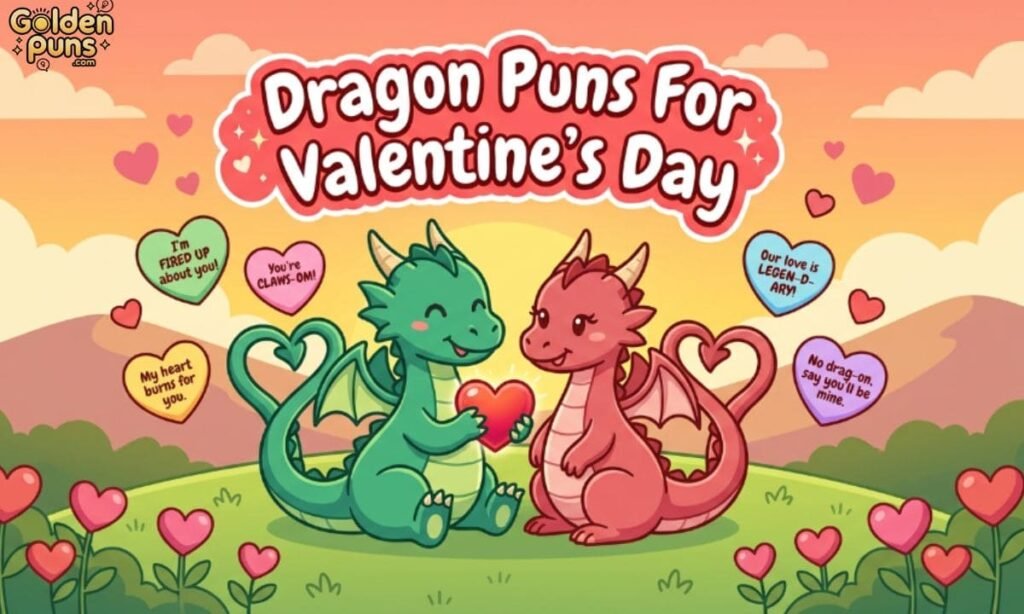 Dragon Puns For Valentine's Day