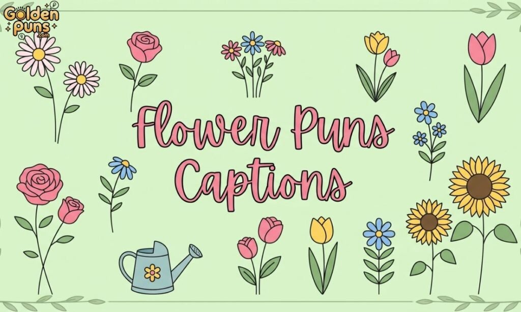 Flower Puns Captions