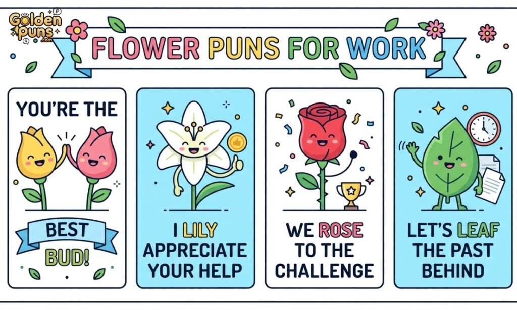 Flower Puns For Work