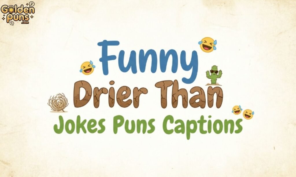 Funny Drier Than Jokes Puns Captions