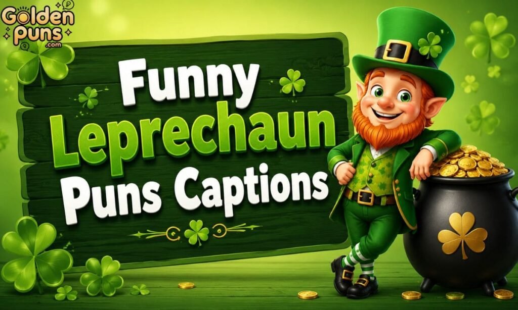 Funny Leprechaun Puns Captions