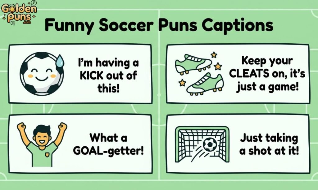 Funny Soccer Puns Captions