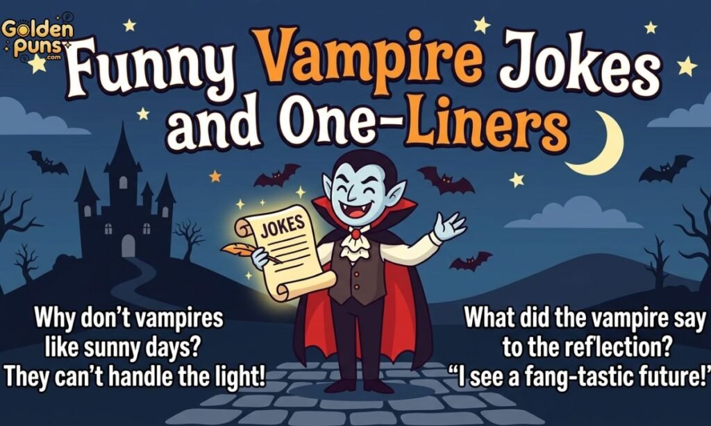 Funny Vampire Jokes and One-Liners
