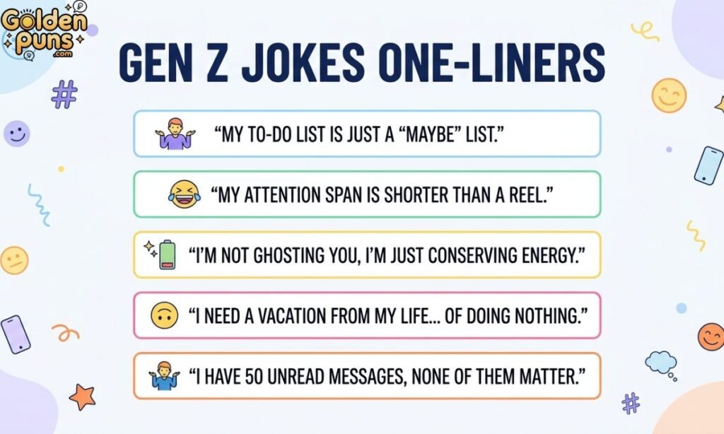 Gen Z Jokes One-Liners