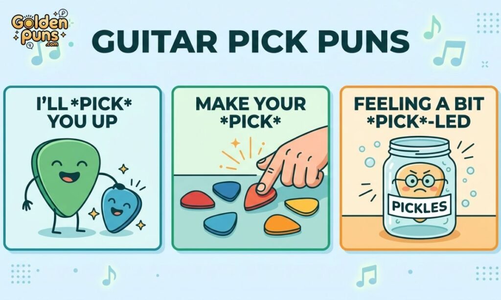 Guitar Pick Puns