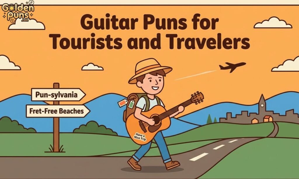 Guitar Puns for Tourists and Travelers