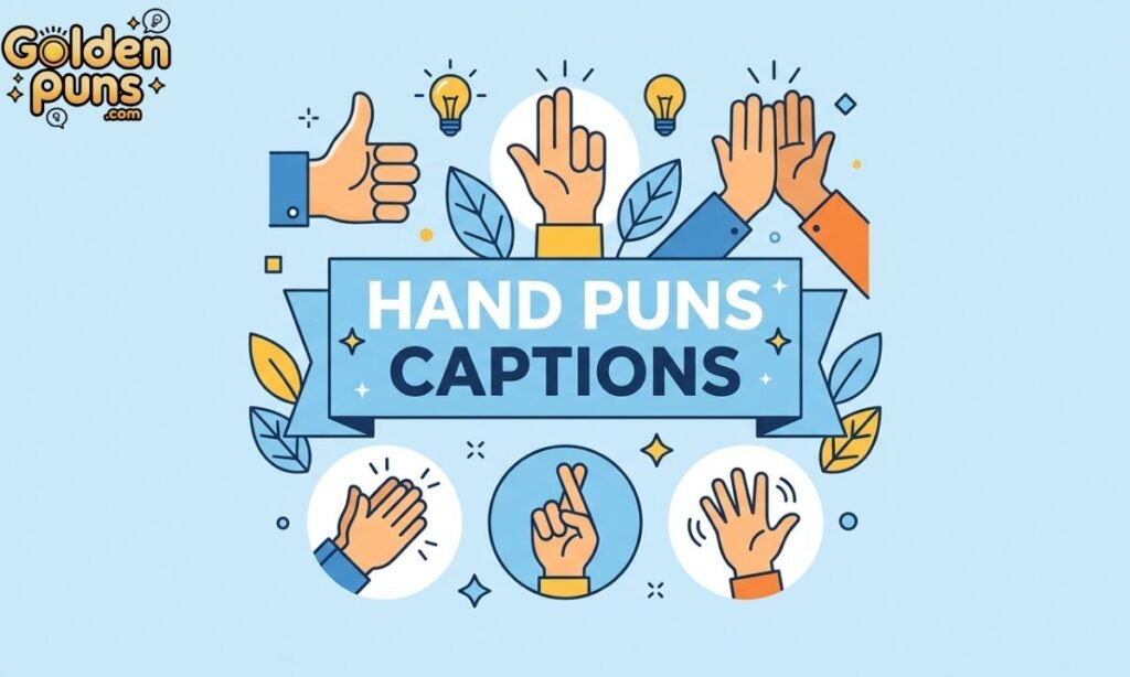 Hand Puns Captions