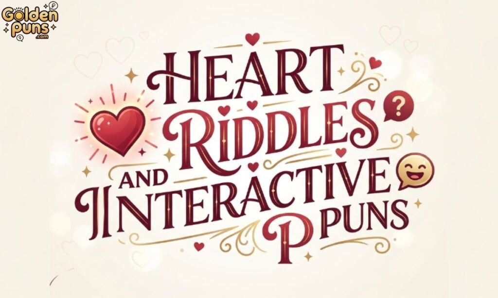 Heart Riddles and Interactive Puns
