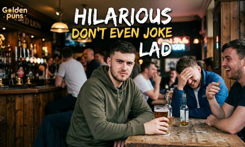 Hilarious Don't Even Joke Lad