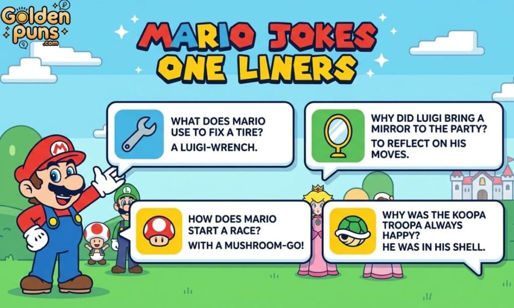 Mario Jokes One Liners