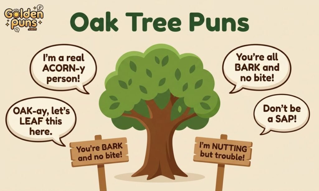 Oak Tree Puns